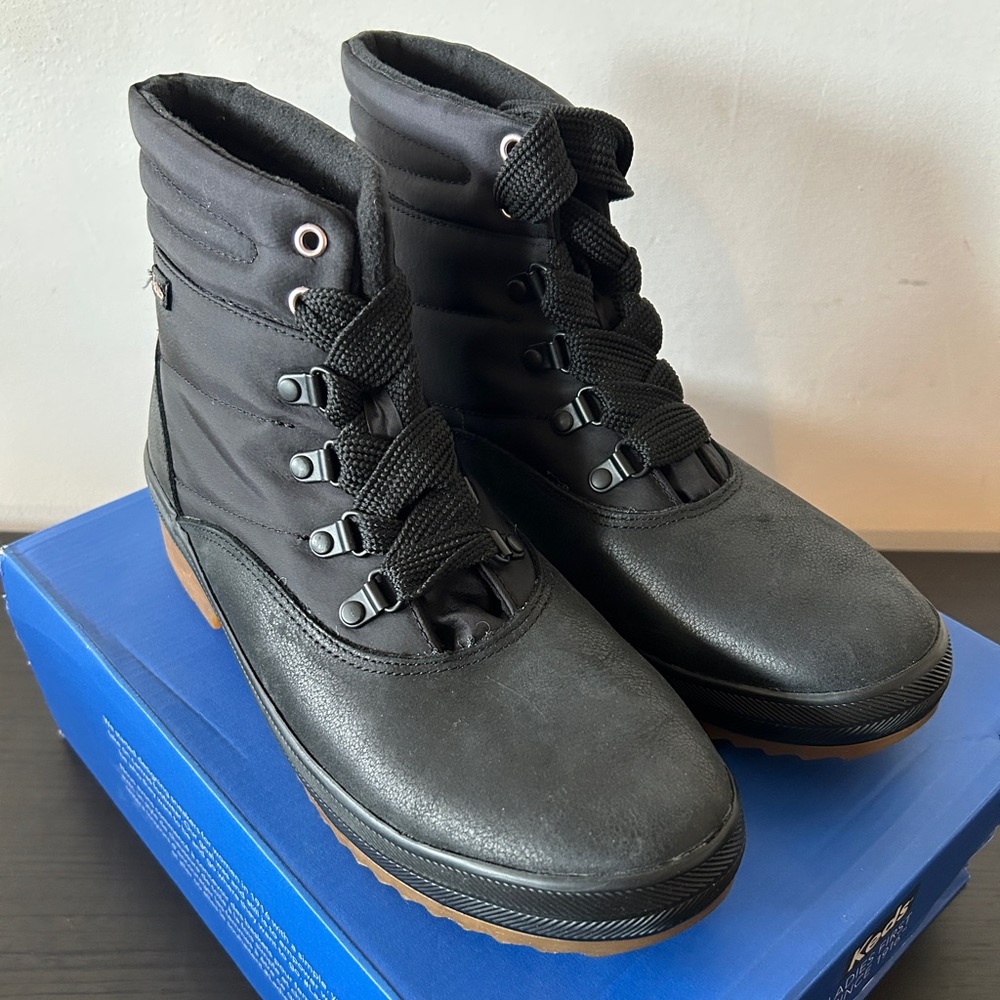 New Keds Camp Women’s Black Rain & Snow Boots